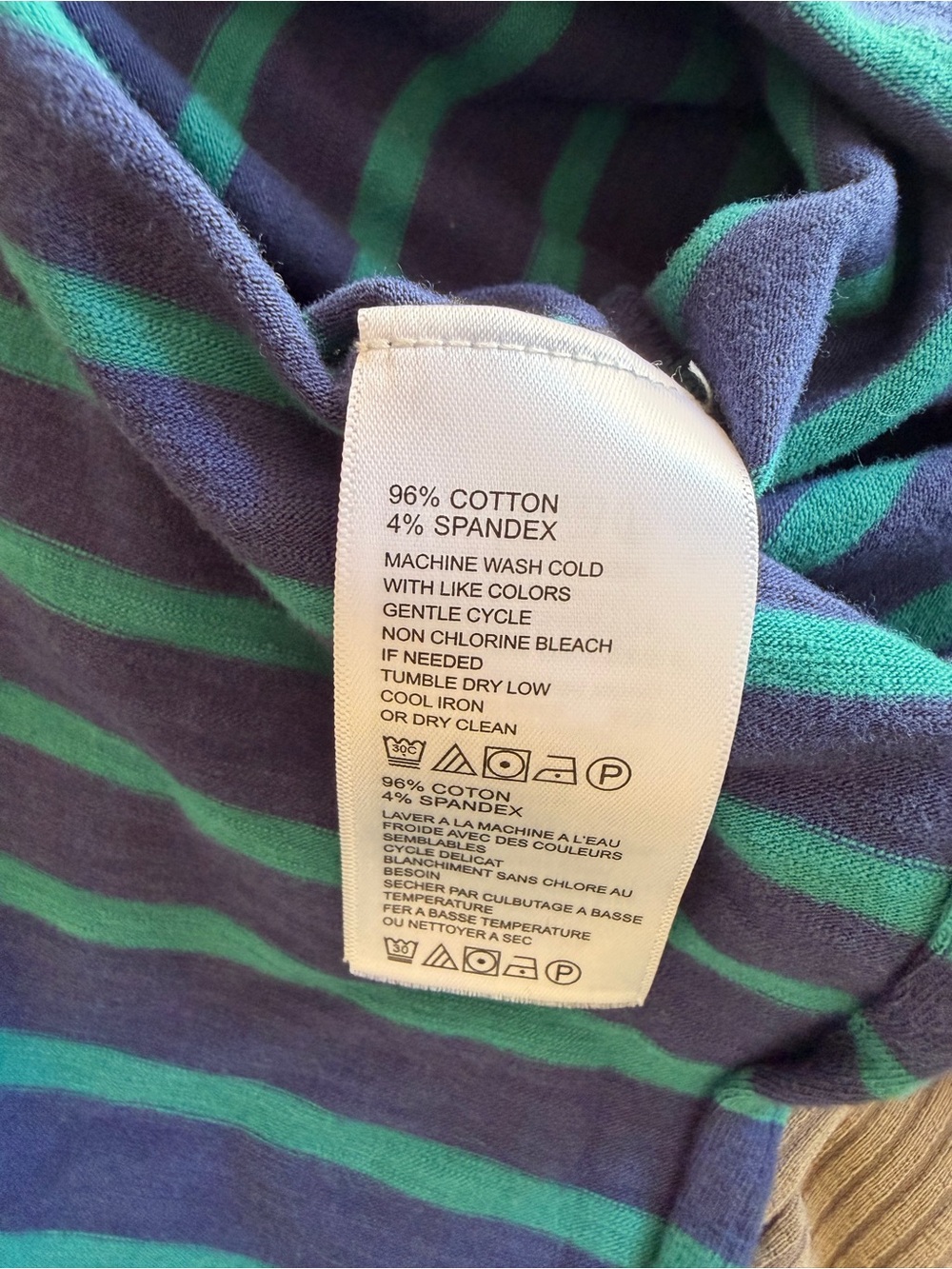Tommy Bahama Navy, Teal & Cream Striped dress - Picture 8 of 8